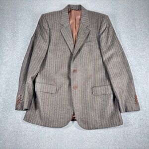 Vintage Antonio Baldan Brown Blazer Sport Coat Jacket Cashmere Italy